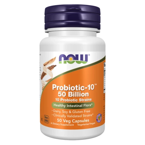 NOW - Probiotic-10 50 Billion - 50 kapsułek NOW - Probiotic-10 50 Billion - 50 kapsułek